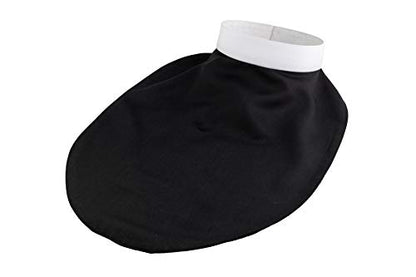 mds White Collar Clerical Dickey - All Fabric./17.5