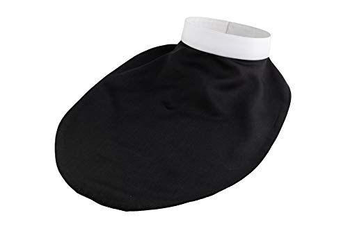 mds White Collar Clerical Dickey - All Fabric./17.5