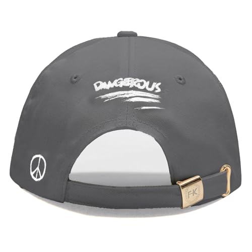 Baseball Cap for Women Men - Adjustable Size Hat - color: Dark Grey