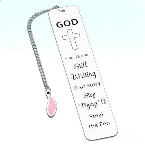 Christian Bookmark Gifts for Women Men, Inspirational Bible Verse Gift,Bookmarks for Reading Women Men Religious Scripture Book Marks Cross for Friends Bookish Readers Christmas Birthday Faith