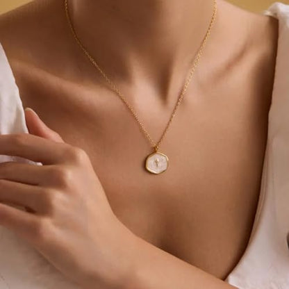 Quietsun Teen Girl Gifts Gold Cross Necklaces Women Teenage First Communion