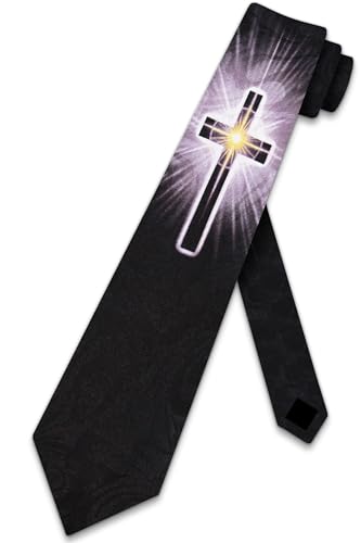 Steven Harris The Shining Cross Tie - Mens Religious Neckties