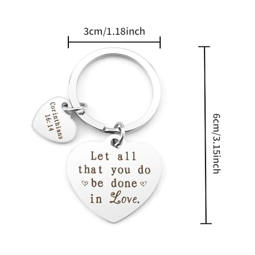Christian Keychains Cross Keychain Bible Accessories Gifts Christian Gifts Religious Gifts - color: Bible Keychain