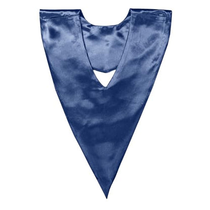 Unisex V-Shape Church Choir Stole with Cross for Adults Church - color: Navy, size: White Cross