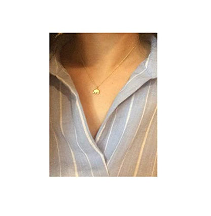 Baydurcan Silvery Necklace for Women Pendant Chain Friendship Necklace Gift - style: sliver elephant2