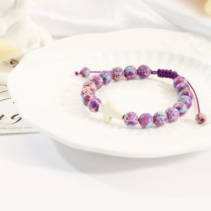 BAYLAY Gifts for Teen Girls Boys, Cross Bracelet for Kids Easter Christian Religious First Communion Baptism Confirmation Gifts for Girls Boys - color: Purple Imperial