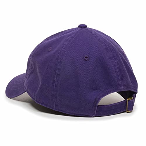 DSGN By DNA Say Mashallah Embroidered Hat Islamic Muslim Faith Inspired Cotton Baseball Cap Adjustable Dad Hat for Men&Women - color: Purple