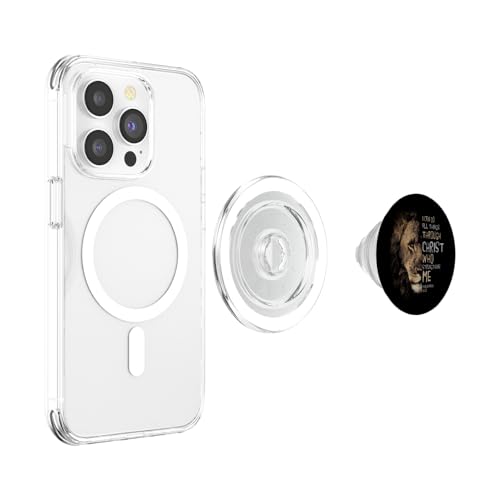 Christian I Can Do All Things Through Christ PopSockets PopGrip for MagSafe - style: Magnetic PopGrip