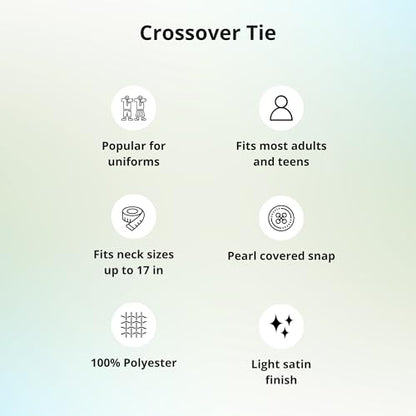 tiemart Crossover Tie - color: Dark Purple