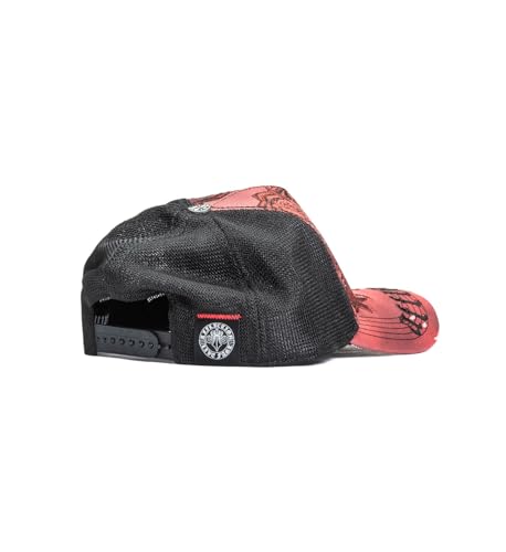 Affliction Men's Baseball Cap, Gothic Style, Embroidered Pattern - color: Black (Forgotten)