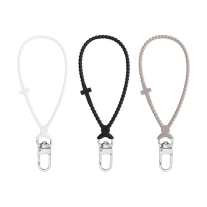 Ryan & Rose Jesus Loop - Cross Keychain Wristlet Keychain Christian Keychain - Keychain Accessories Key Chains Women
