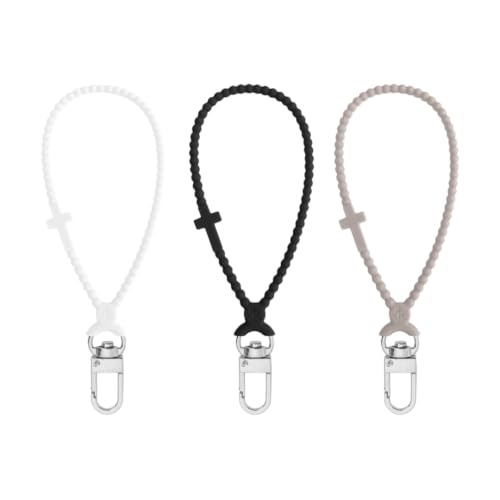 Ryan & Rose Jesus Loop - Cross Keychain Wristlet Keychain Christian Keychain - Keychain Accessories Key Chains Women