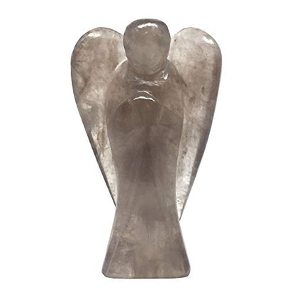 Nelson Creations 2 Inch Smoky Quartz Guardian Angel Figurine - color: Smoky Quartz