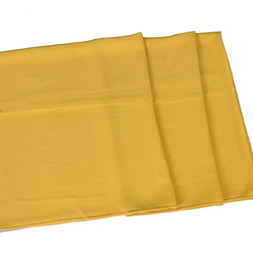 LMVERNA Solid Color Bubble Chiffon Scarf for Women Fashion Soft Hijab Long Scarfs Wrap Scarves - color: Gold