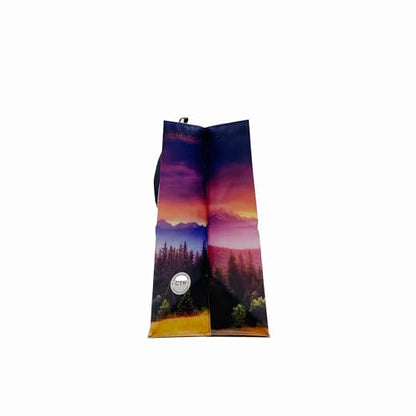 Earthwise Reusable Grocery Bags – Foldable & Water‑Resistant Shopping Bags, Gift Totes, Durable Multi‑Use Eco Bags (5 Pack) - color: Sunset