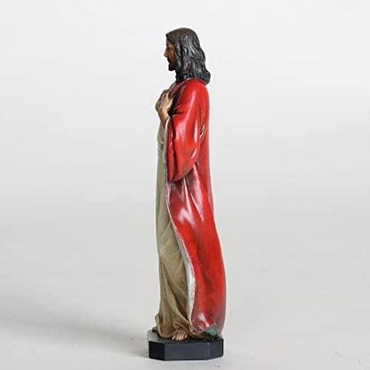BC Catholic Sacred Heart of Jesus Statue 6" H Jesus Figurines - size: 6 inches H