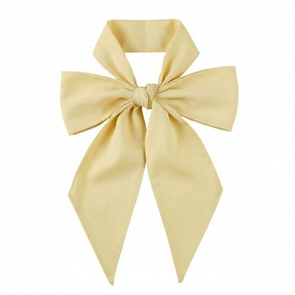 Unisex Renaissance Accessory Set with Scarf, Frilled Cravat, and Detachable Collar - color: Light Yellow