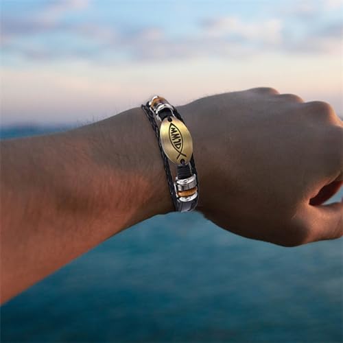 WWJD Bracelet for Men Women What Would Jesus do Bracelets - color: Style 1