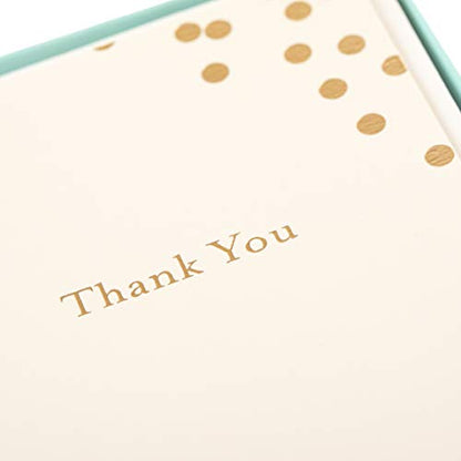 Graphique Box of Thank You Cards, Confetti - Includes 10 Cards with Matching Envelopes and Storage Box, Cute Stationery Made of Durable Heavy Cardstock, Cards Measure 3.25" x 4.75" - color: thank you confetti