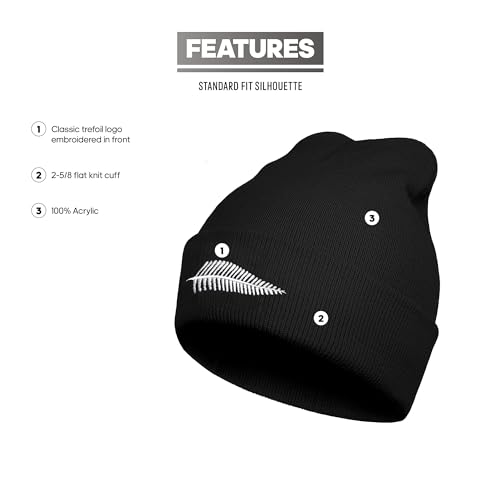 Embroidery Beanie for Men & Women, Multi-Season Stretch Skull Knit Hats, Winter Warm Beanie - color: New Zealand