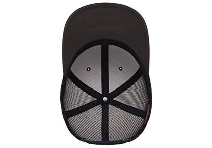 Yupoong Yp Classics Retro Trucker Cap - color: Charcoal/Navy, size: One Size, style: Single