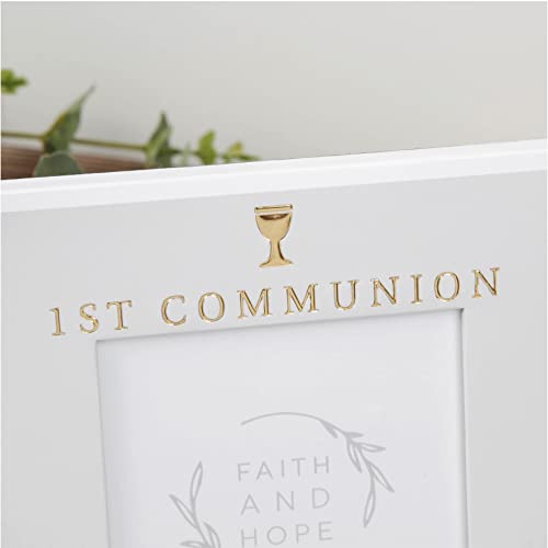 Faith & Hope First Communion Photo Frame 4" X 6"