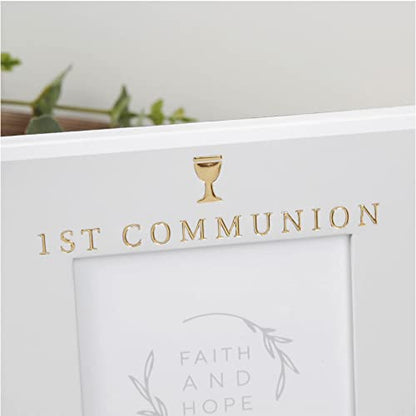 Faith & Hope First Communion Photo Frame 4" X 6"