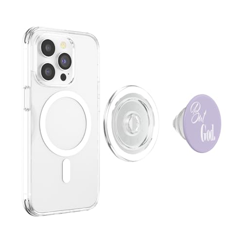 Religious But God Mobile Cell Finger Holder Phone Stand Grip PopSockets PopGrip for MagSafe - style: Magnetic PopGrip