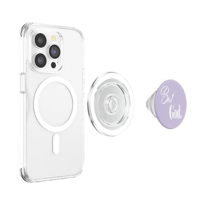 Religious But God Mobile Cell Finger Holder Phone Stand Grip PopSockets PopGrip for MagSafe - style: Magnetic PopGrip