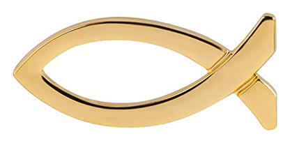 Apparel pin - color: Gold Fish