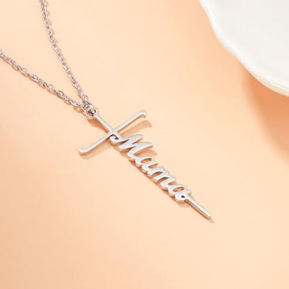 Lcherry Faith Cross Pendant Necklace for Women Religious Christian Jewelry Birthday Christmas Gifts for Women - style: 5-Mama
