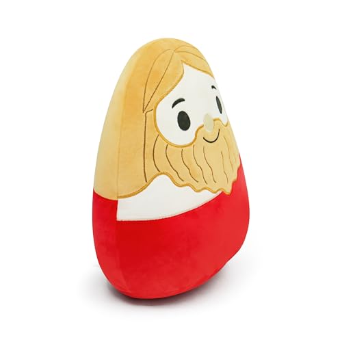 Jesus Plush Toy - Religious Stuffed Doll - Jesus Plush Pillow - Faithful Lovers and Easter Basket Stuffed Gift (Red) - color: Red