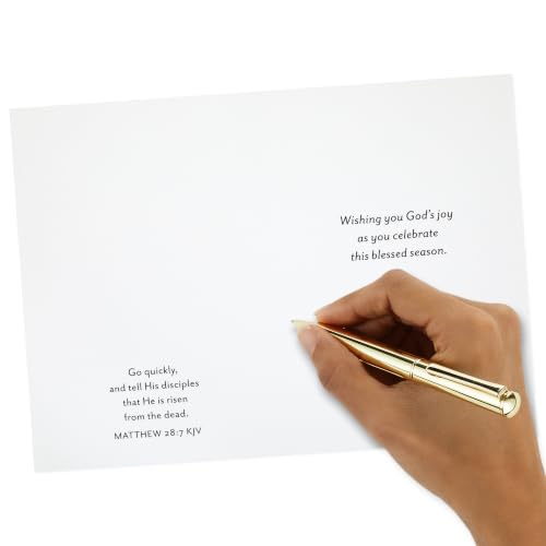 Hallmark DaySpring Pack of Religious Easter Cards, 10-Pack (He is Risen) - color: He is Risen, 10 Cards with Envelopes