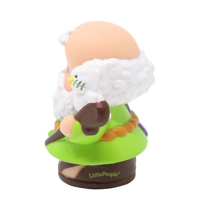 Little People Replacement Part for Fisher-Price Noah's Ark Playset B1266 - Includes Noah Dressed in Green Outfit - Dove on Shoulder