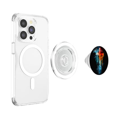 Church Religious Christian Believer Christianity PopSockets PopGrip for MagSafe - style: Magnetic PopGrip