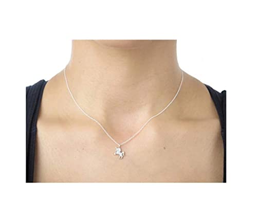 Baydurcan Silvery Necklace for Women Pendant Chain Friendship Necklace Gift - style: unicorn s