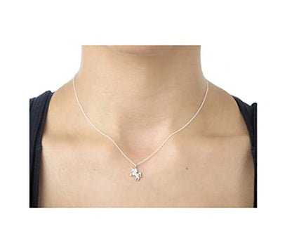 Baydurcan Silvery Necklace for Women Pendant Chain Friendship Necklace Gift - style: unicorn s
