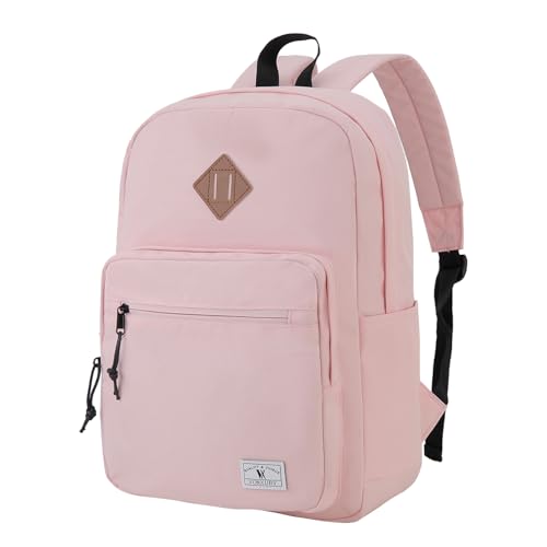 VX VONXURY Kids Backpack for School Travel,16.7 Inch Lightweight Bookbag - color: Pink