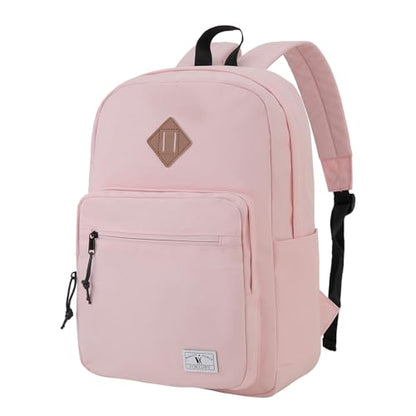 VX VONXURY Kids Backpack for School Travel,16.7 Inch Lightweight Bookbag - color: Pink