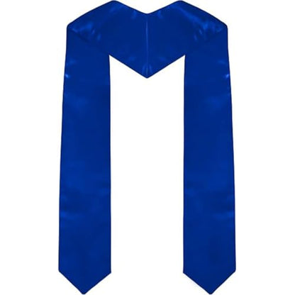 Clergy Stole & Choir Stole with Cross Embroidery 60'' (Pink) - color: Royal Blue