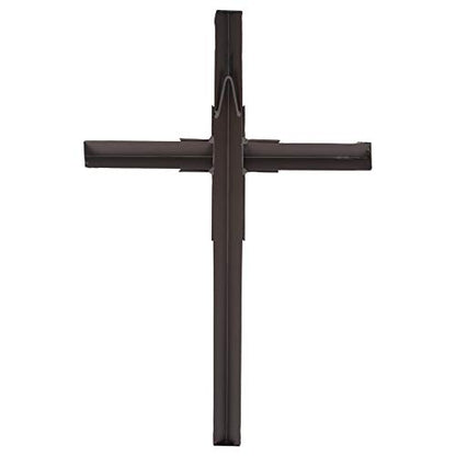 Dicksons Patina Bronze 15 x 12 inch Metal Wall Cross