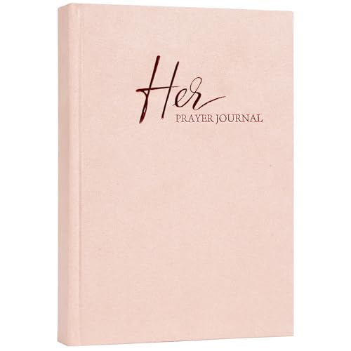 Prayer Journal for Women & Men - 120 Day Daily Devotional with Prompts - color: Pink-Her