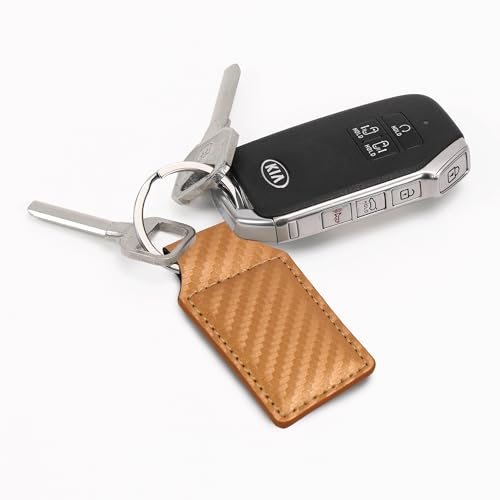 LaserGram Rectangle Keychain, Bible Verse John 3-16, Personalized Engraving Included - color: Carbon Fiber Bronze