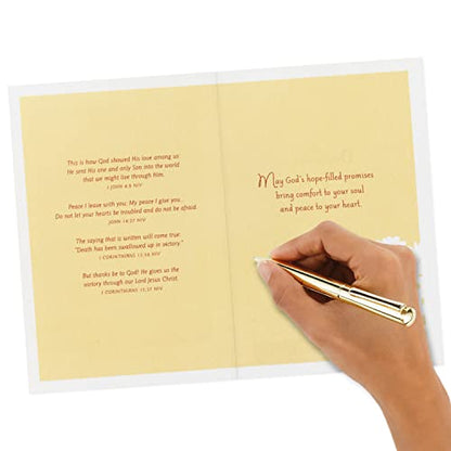 Hallmark DaySpring Religious Sympathy Card (Gods Comfort and Hope)