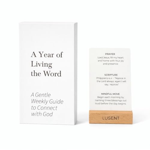 Christian Prayer Cards 52‑Week Devotional Deck | Scripture Affirmation Cards for Women & Men | Daily Bible Verse Inspiration, Faith Cards with Weekly Prayer & Positive Faith Affirmation | Gift for Christian Growth, Encouragement & Spiritual Reflection | C