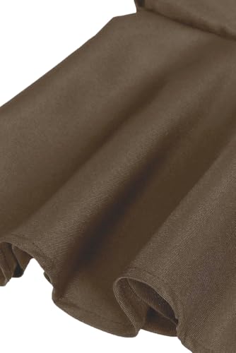 Kids Medieval Monk Robe Hooded Friar Cloak - color: Brown, size: Medium