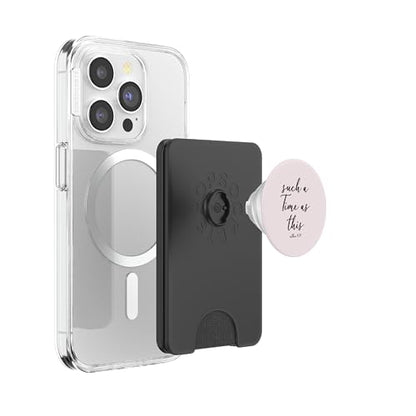 Christian Bible Verse for Women Light Pink Esther 4 14 PopSockets PopWallet for MagSafe - style: Magnetic PopWallet