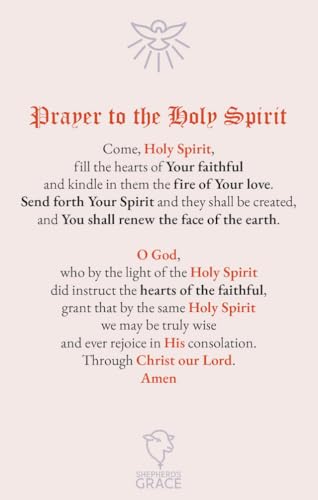 Prayer to the Holy Spirit Cards, Laminated 5-Pack