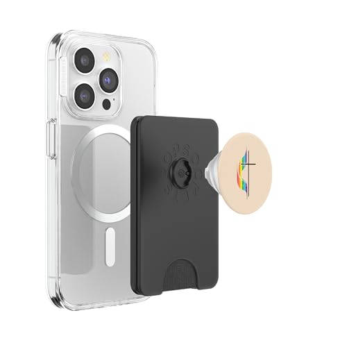Gay Christian Cross Rainbow Methodist LGBTQ Pride Men Women PopSockets PopWallet for MagSafe - style: Magnetic PopWallet