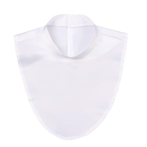 BPURB Clergy Shirt Neck Collar Men Women Priest Collar Costumes Accessory for Pastor - color: White, size: Regular size